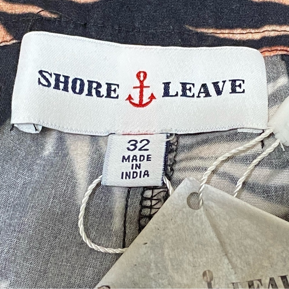 Shore Leave Oahu Floral Hawaiian Tropical Beach Shorts Size 32 NWT - Picture 5 of 7